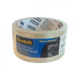 Cinta de empaque transparente Scotch 48mmx50 m