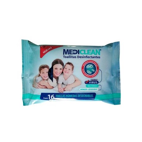 Toallitas Desinfectantes 16pz
