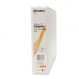 CARPETA PANORAMICA BLANCA 2" HERRAJE EN O OFFICEMAX®