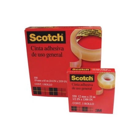 Cinta Adhesiva 550 Scotch 24Mmx65M