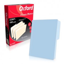 FOLDER AZUL CARTA OXFORD 10 0 PZ 179GRS