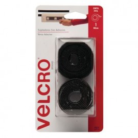Cinta Sujetadora Velcro 90 x1.9cm 1 juego negro