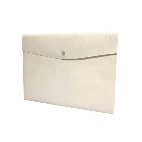 Sobre Portadocumentos Horizontal con Broche Carta Blanco