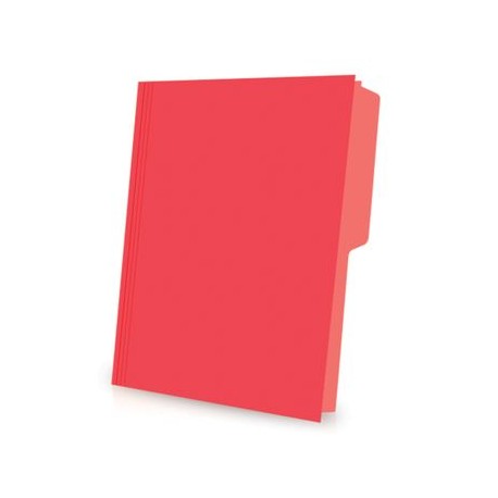 Folder Rojo Carta Pendaflex 50 Pz Doble Tonalidad