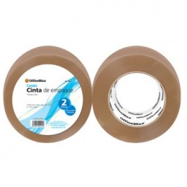 CINTA EMPAQUE CANELA 48X150 2PK OFFICEMAX