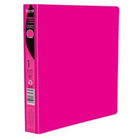 CARPETA NEON ROSA SAMISIL 1"