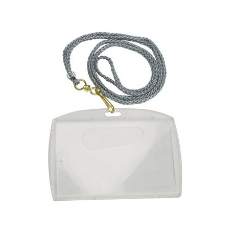 Portagafete Con Cordon Sablón 6cm x 9cm