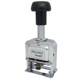 Foliador Pegaso 6 Digitos Automatico Cuerpo Metálico