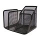 Organizador De Escritorio Omx negro Malla 14.5X13X13Cm