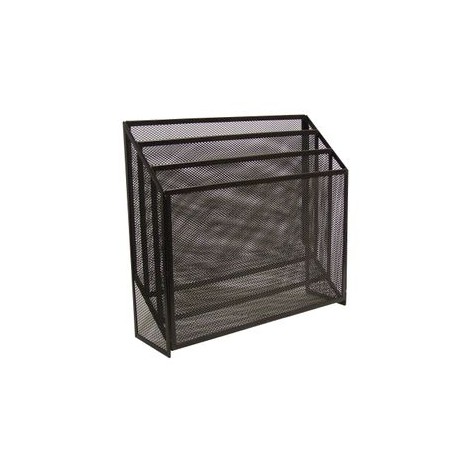 Clasificador Triple negro Malla 32X30X9Cm Omx