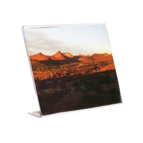 Portaletrero De Acrílico Horizontal 5X7 Pulgadas OMX