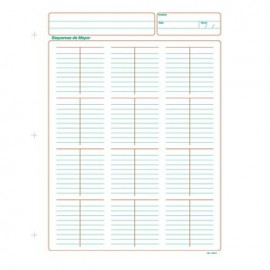 Esuqema Mayor T 2 Block de 50 hojas tamaño carta cada uno