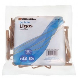 LIGAS COLOR NATURAL N°33 80 GR OFFICEMAX