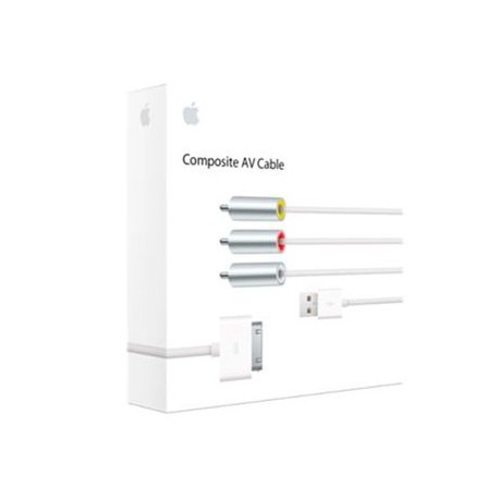 Cable video Apple MC748E compuesto para iPod y iPad Blanco