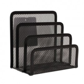 Mini Organizador Omx Escalonado negro Malla 14X13X8 Cm