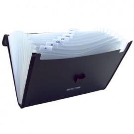 Archivero Expandible Oxford Carta 12 Divisiones Negro