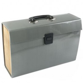 Archivero Expandible Sigel Gris 19 divisiones