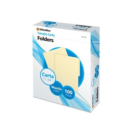 Folder OMX Carta Manila 10 0 Piezas 171 Grs