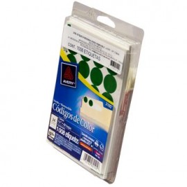 Etiqueta Adhesiva Circular Verde 3/4" 10 0 8Pz