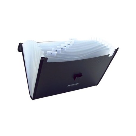 Archivero Expandible Oxford Carta 12 Divisiones Negro