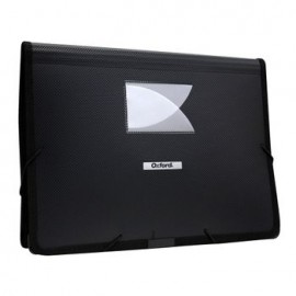 Cartera Expandible Oxford Carta Expandible Hasta 8cm Negro