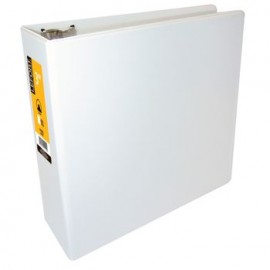 CARPETA CON VENTANA ARILLO EN O 3" BLANCA LEFORT PIEZA