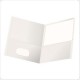 FOLDER PORTAFOLIO BLANCO DOBLE SOLAPA CARTA OXFORD 5PZ