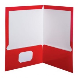 Showfolio Oxford Rojo Carta 5Pz