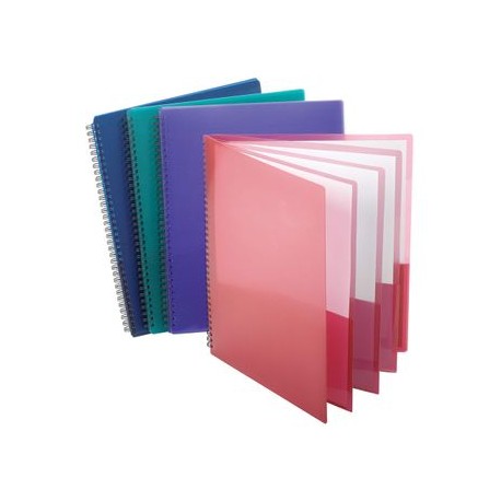 FOLDER ORGANIZADOR DE POLIPROPILENO CON 8 DIV COLORES CTA