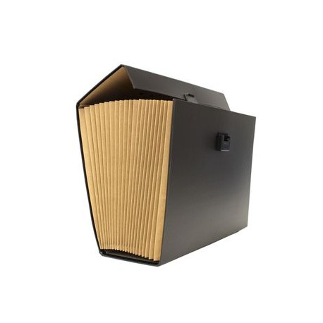 Archivero Expandible Officemax Oficio 21 Divisiones Negro