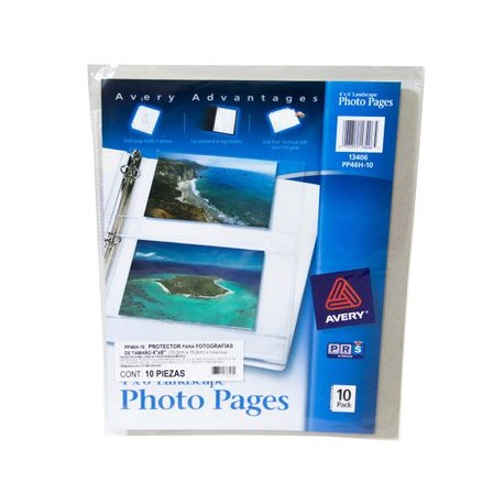 PROTECTOR DE FOTOGRAFIAS 4"X6" 10 PZ AVERY