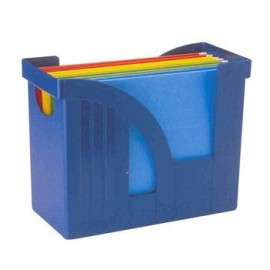 ARCHIVERO ESCRITORIO AZUL con 5 FOLDERS COLGANTES