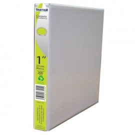CARPETA VENTANA HERRAJE EN O BLANCA 1" SAMSILL
