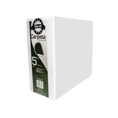 CARPETA VENTANA HERRAJE EN D BLANCA 5" SAMSILL