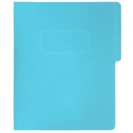 Carpeta Tipo  Pressboard Broche 8cm OFICIO AZUL COL C/5
