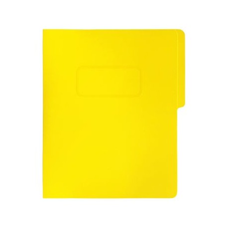 Carpeta Tipo  Pressboard Broche 8cm Carta AMARILLO C/5