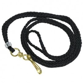 Cordon para gafete negro 10 piezas
