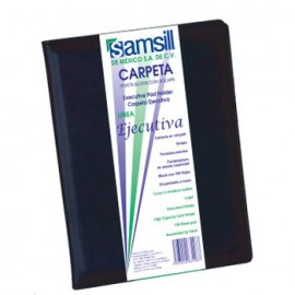 Carpeta Ejecutiva para Convenciones, Negro, Carta, 100 hojas