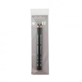 Lapices grafito HB natural C/2