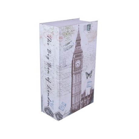 Caja De Seguridad Libro Big Ben De 7"