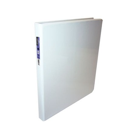 CARPETA CON VENTANA ARILLO EN 0 DE 0.5" BLANCA LEFORT PZA