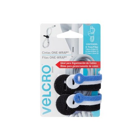 Correas Sujetadoras Velcro 6 piezas