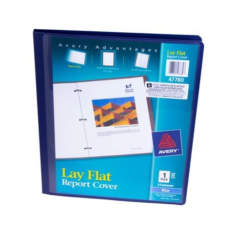 Cubierta Para Reporte Azul Carta Avery