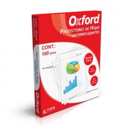 Protector De Hojas Oxford Carta 10 0 Piezas