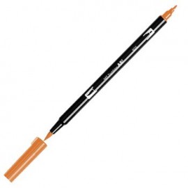 Marcador Dual Brush color Naranja Escarlata