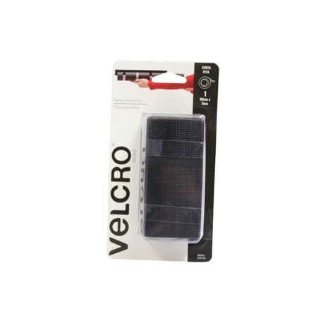 Cinta Sujetadora Velcro Alta Resistencia 90 X5Cm 1Juego Negro