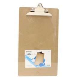 Tabla De Madera Con Clip TamaO Oficio Omx