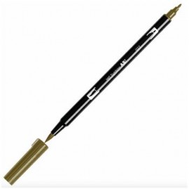 Marcador Dual Brush color Ocre Obscuro