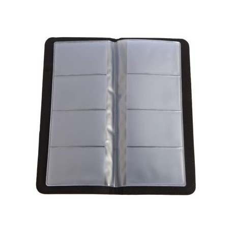 Tarjetero cafè/negro 96 tarjetas