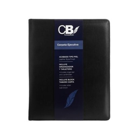 Carpeta Ejecutiva, Negro, Carta